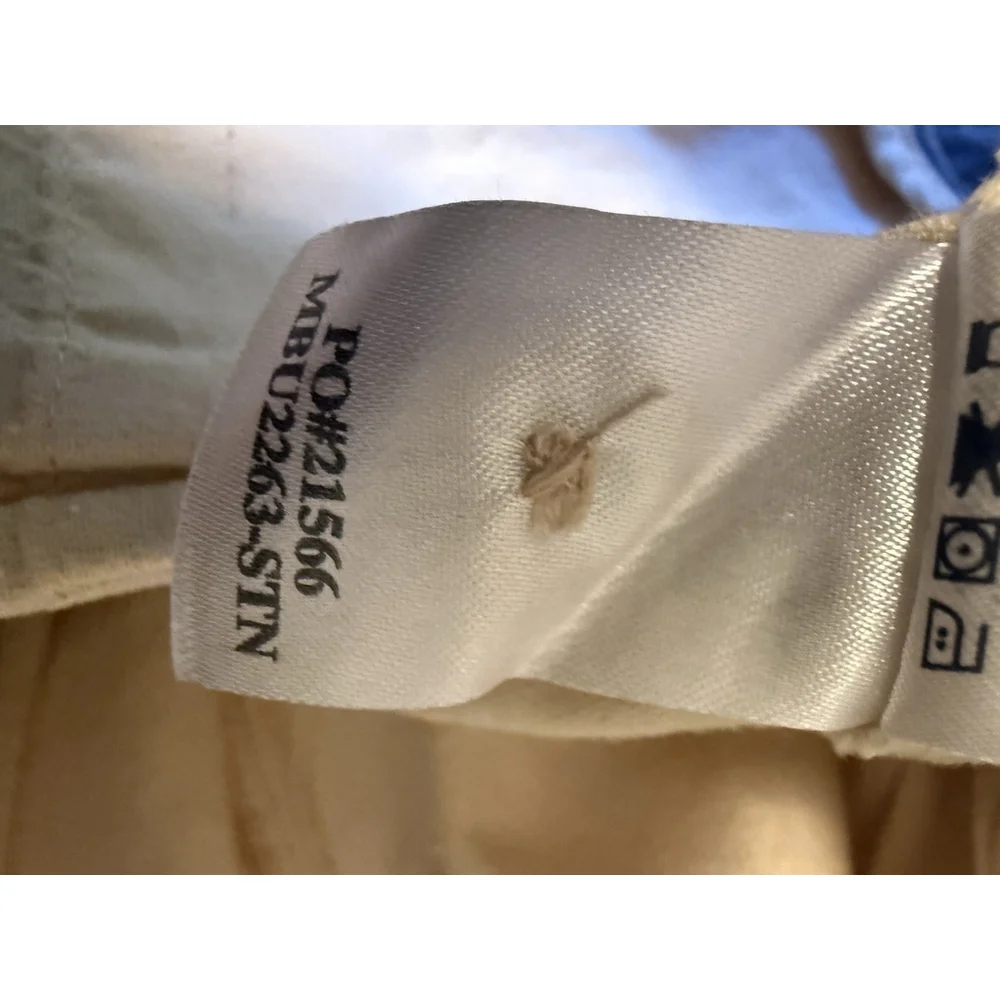 FAHERTY Tradewinds Shorts 7.5” Inseam Linen Blend‎ Cream Tan Mens Size 40 NWT